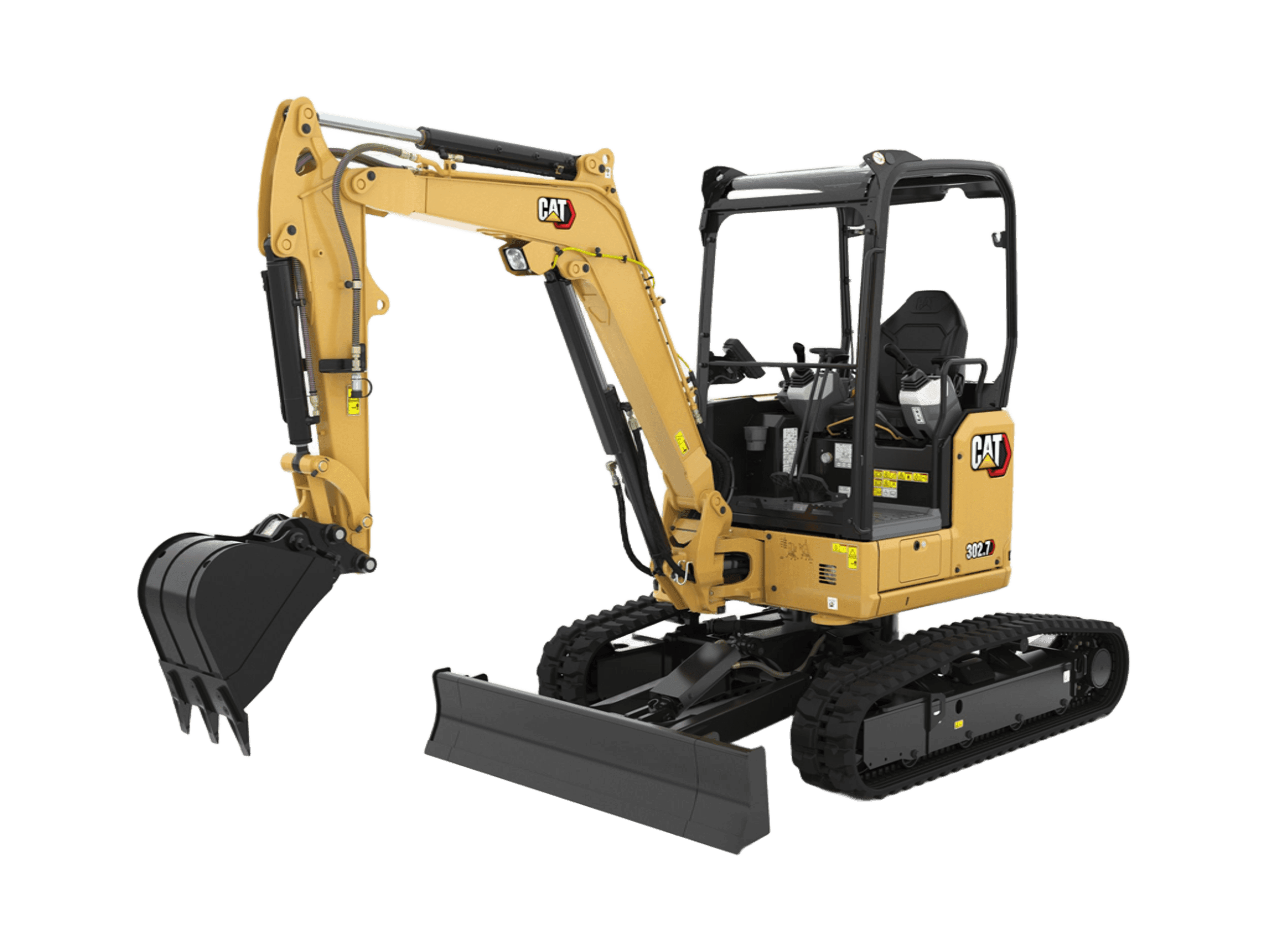 CAT 302.7 CR mini excavator